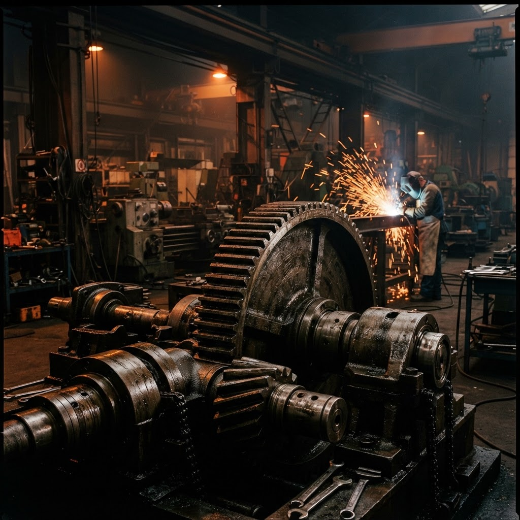 Industrial gear and machinery components